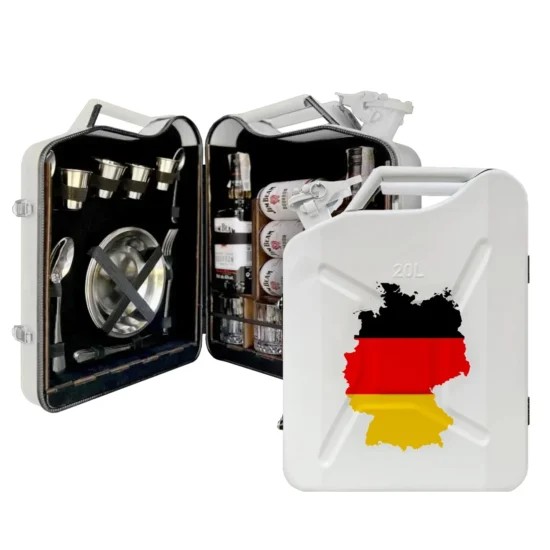 Kanisterbar 20 L Deutschland Mappe Halb Tür